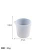 Resina epoxi cristalina DIY con escala 100 ml Vaso medidor de silicona Ranura para tarjetas vaso medidor Silicona para mezclar colores Cuchara mezcladora de doble uso