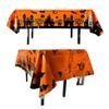 2x 1m Nuevo Negro Naranja Cortina de Lluvia de Seda Tema de Halloween Fiesta Decoración de Vacaciones Diseño de Pared de Fondo Murciélago Lluvia de Seda