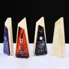 Trofeos de cristal personalizados, medallas de mármol creativas de alta gama y elegantes, recuerdos para reuniones anuales, premios para empleados destacados