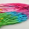 Venta directa del fabricante: Encaje de Pompones Teñido Degradado, Adorno de Encaje Fruncido, Encaje Ancho, Dobladillo de Falda Estampado