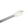 Conjunto de 6 brocas chatas para marcenaria de três pontas atacado broca de haste hexagonal abridor de furos reamer de bloco de madeira broca chata