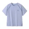2026 Verano Juvenil Color Sólido Estampado de Letras Holgado Pareja Tops Deportivos Cuello Redondo Manga Corta Camiseta Unisex