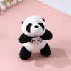 Linda diadema de panda tridimensional, banda para el pelo de cara de animal de dibujos animados, horquilla de broche de muñeca de felpa, tocado infantil, femenino