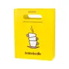 Capa de Caneca de Café Infravermelha Tendência Descartável para Copo de Bebida Fria Capa para Copo de Chá com Leite Embalagem Individual e Dupla Comercial Porta-Papel Portátil Comercial