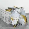 Papel Tapiz de Mármol Dorado Autoadhesivo Rosa Impermeable Resistente al Calor Azulejo de Imitación Pegatina de Pared Panel de Plástico de Aluminio Envío Transfronterizo Temu
