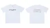 Camiseta unisex casual de manga corta de algodón doble con estampado digital MM6 Margiela, versión de alta gama transfronteriza americana, suelta