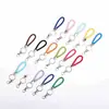 Atacado do Fabricante Porta-Cartões Trançado Cordão Pulseira Cordão Corda Redonda de Poliéster Colorida Corda Curta de Pulso Corda Anti-Perda de Chave