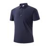 Polo de Moda de Verano para Hombre de Lujo Ligero Sensación Hielo Secado Rápido Transpirable Alta Elasticidad Casual Solapa Manga Corta Camiseta para Hombre