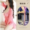 Night Tingxiang Lingerie sexy estilo europeu e americano tamanho grande conjunto de três peças sexy renda renda conjunto saia de tule 040