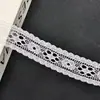 Renda com fita vazada, acessórios para vestuário, tecido de renda a pronta entrega para amarrar flores, acessórios de cabelo de poliéster feitos à mão para DIY