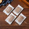 Bolsa de embalaje crujiente con forma de copo de nieve de 7 x 10 pulgadas, para hornear galletas, leche, azufaifo, máquina sellada, bolsita de té perfumada, paquete de 100