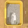 Bandeja para Gatos, Pala para Arena de Gato, Inodoro Grande Antisalpicaduras, Caja de Arena para Gatos Gigante Abierta, Extra Grande