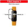 Aplicável ao filme protetor de pulseira Fitbit Inspire 3 filme macio composto de PMMA cobertura de tela inteira filme de relógio