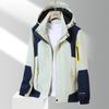Chaqueta de primavera y otoño para hombre y mujer, impermeable, cortavientos, para exteriores, de una sola pieza, de forro polar fino, para montañismo.