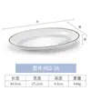 Melamina de Formato Especial Restaurante Imitação de Porcelana Peixe para Chucrute Bacia Triangular Tigela Grande Prato de Peixe de Plástico Prato de Coração Tigela com Borda Inclinada Comercial
