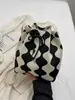 Bolso de Mujer con Ondas en Forma de Corazón, Bolso de Hombro, Bolso Cruzado, Superficie de Tela, Uso Diario, Personalizado, Bolso de Lona Simple de Moda para Mujer 2024