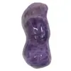 Adornos de cacahuete tallados en cristal al por mayor con significados auspiciosos, cacahuetes de buena fortuna, artesanías de jade para el hogar y accesorios decorativos