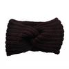 Nuevo en stock al por mayor banda para el pelo de lana tejida ancha y gruesa de otoño e invierno diadema de lana para mujer banda para el pelo banda para el pelo de posparto