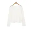 Cárdigan de Punto Delgado de Lino Hielo Protector Solar de Verano 2026 para Mujer Combinado con un Vestido de Tirantes y un Top Chal Pequeño