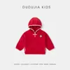 [Venta de Liquidación 46.9] Precio Original 49.9 [Antiestático] Sudadera Infantil Atuendo de Año Nuevo Invierno Niños y Niñas Top