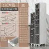 Gabinete de Almacenamiento Tipo Cajón para Huecos de Refrigerador de Cocina de 14 cm, Gabinete Ultra Angosto de 18 cm de Ancho, Estante de Gabinete para Utilización del Espacio en Huecos