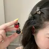 Presilha de Cabelo Mini Love Exquisita da Coreia do Sul tamanho pequeno Presilha para Franja Feminina 2025 Novo Acessórios de Cabelo de Princesa de Alta Qualidade