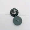 Botões Metálicos de Alta Qualidade com Duplo Padrão de Flor de Rosa da Moda para Ternos, Casacos, Trench Coats, Suéteres de Pele e Cardigans Femininos - Botões Decorativos