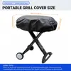 Cubierta Portátil para Parrilla de Barbacoa, Cubierta Plegable para Parrilla de Barbacoa al Aire Libre, Cubierta para Muebles de Exterior, Cubierta Antipolvo para Estufa de Picnic