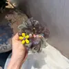 Scrunchie de Cetim Estilo Francês com Elegância Despojada, Prendedor de Cabelo de Luxo, Elástico de Alta Elasticidade, Prendedor para Coque, Acessório de Cabelo