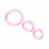 Pegamento Suave Transparente Triple Restricción Anillo de Bloqueo de Precisión Anillo Peneano Serial Triple Anillo de Restricción Wrapskin Anillo Divertido para Parejas Adultas