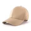 Gorra de béisbol de color sólido, ligera, con aleros curvos, para exteriores, color negro, para hombre y mujer, para viajes de ocio y sol.