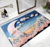 Alfombra de Tierra de Diatomeas para Baño Absorbente Alfombra para Pies Entrada Resistente a la Suciedad Resistente al Desgaste Fácil Cuidado Alfombra de Piso