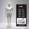 Maniquíes Femeninos Tallas Grandes para Tienda de Ropa, Modelo de Exhibición de Escaparate de Cuerpo Completo, Soporte de Exhibición de Modelo de Mujer Gorda