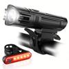 Luz delantera de carga para bicicleta nueva transfronteriza, luz de advertencia, luz delantera de carga USB, juego de luz trasera, luz destacada para bicicleta de montaña