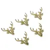 Accesorios Transfronterizos para Uñas Navideñas de Reno Serie de Animalitos Pequeños de Aleación de Dibujos Animados Decoración de Uñas Portátil Pequeños Accesorios Diamantes para Uñas