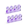 Separador de Dedos do Pé de Silicone para Yoga Separador de Dedos do Pé Corretor de Joanete para Dedão do Pé Cuidado com as Unhas dos Cinco Dedos para Adultos