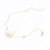 Elegante pulsera de mariposa de fritillaria natural de alta calidad. Elegante y sencilla pulsera fina de estilo festivo con incrustaciones de diamantes y baño de oro para mujer.
