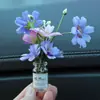Internet Celebrant Fresh Vaso Flor Casa de Bonecas Mini Simulação Interior Do Carro Console Central Decoração Enfeites de Carro Espelho Cruzado