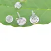Acessórios para Joias de Orelha DIY Estilo Coreano Brincos Simples de Zircônia com Argolas Penduradas Materiais para Brincos de Resina Venda por Atacado