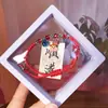 Pulsera de Cuerda Colorida del Festival del Bote del Dragón Tejida a Mano Joyería de Cuerda Roja Zongzi Festival de Mayo Campanilla para Niños Cuerda de Mano Pequeños Regalos