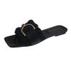 Pantuflas de Exterior para Mujer, Estilo Ins de Moda, Novedad Verano 2026 Versátiles y a la Moda, Estilo Hada de Celebridad de Internet, Sandalias de Tacto de Alta Gama