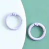Anillo de Resorte de Aleación de Zinc Pintado de Colores 23 mm Hebilla de Resorte Redonda Anillo de Llavero Accesorios para Joyería DIY Venta al por Mayor