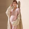 Conjunto de Roupa Térmica para Maternidade Outono e Inverno Pós-parto Roupa de Casa para Amamentação Tops e Calças de Maternidade Roupa de Dormir Tops para Amamentação