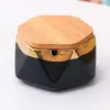 Cenicero de cerámica con tapa para el hogar, hotel, sala de estar, cenicero de alta gama, cenicero creativo, exclusivo de Amazon.