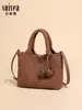 Bolso de Mano para Mujer Casual y Versátil Hecho de Tela de Terciopelo Texturizado, Bolso de Hombro Versátil para el Día a Día, Bolso Cruzado para Mujer Tejido a Mano