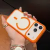 Adecuado para funda de teléfono iPhone 18 Pro Max con airbags en las cuatro esquinas, anticaídas, magnético, engrosado 3.0, transfronterizo