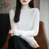 Suéter grueso de punto medio de cuello alto para otoño e invierno para mujer, suéter de punto de 7 puntos al por mayor con textura de trenzado, vintage y texturizado