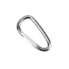 Accesorios del fabricante No. 6 Hebillas de Aleación de Aluminio Engrosadas en Forma de D, Hebilla para Joyería, Equipo de Escalada en Forma de Corazón al por Mayor, Hebilla de Calabaza para Mochila
