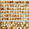 Cuentas sueltas de raíz de bodhi de jade blanco natural para accesorios hechos a mano de bricolaje, pulseras de semillas de bodhi, rosarios budistas y pulseras decorativas