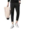 Cárdigan para hombre con capucha, chaqueta casual, conjunto de dos piezas, piel de cordero, conjunto de dos piezas, traje deportivo, color sólido, forro polar, suéter grueso